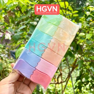 VỈ 12 Kẹp Càng Cua Nhựa Trong Nhám HGVN Mix Mẫu 3 Răng 5 Răng Kẹp Sau Đầu Thanh Lịch Cho Nữ
