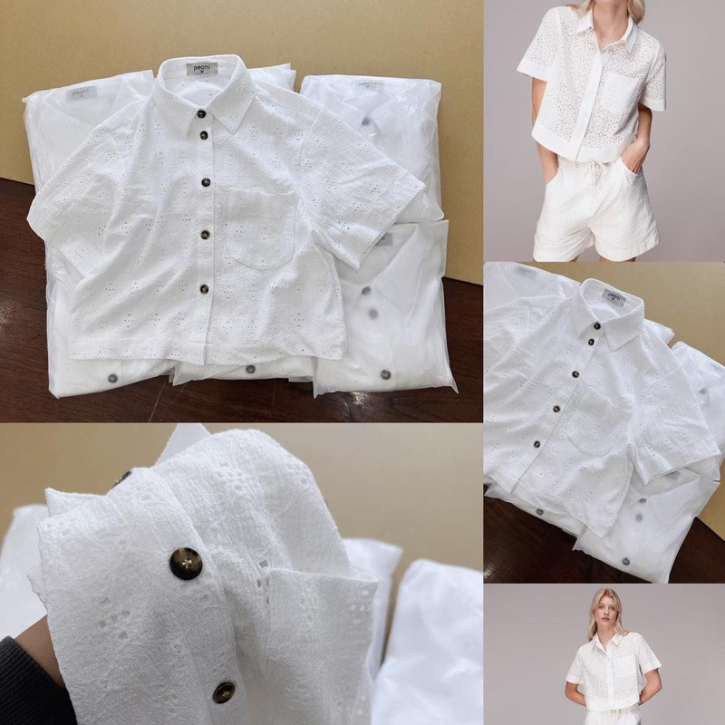 Áo nữ dáng lửng. Hình thật shop chụp cận vải