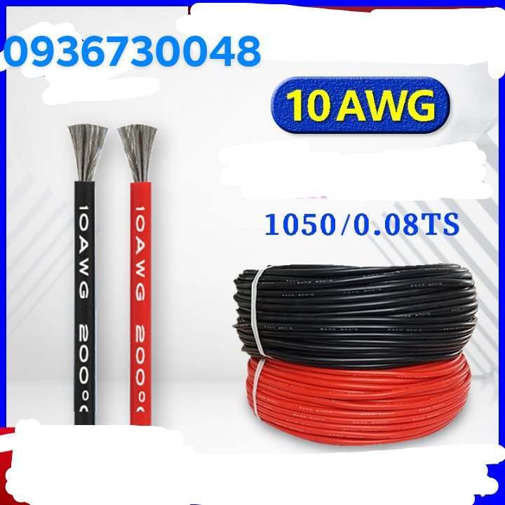 Dây Điện Silicon Chịu nhiệt AWG 8awg 10awg 11awg 12awg 14awg 16awg 18awg 20awg 22Awg Chịu Dòng Cao