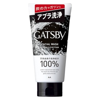 Sữa rửa mặt dành cho da dầu Gatsby Facial Wash Strong Clear Foam 130g