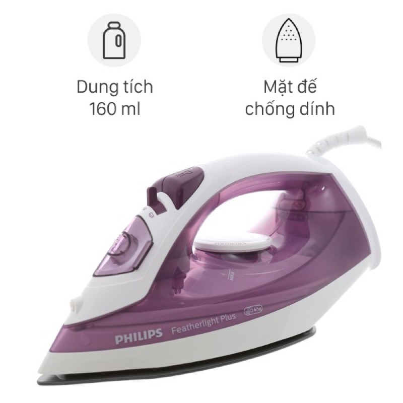 Bàn ủi hơi nước Philips GC1426 - Hàng chính hãng - Bảo hành 24 tháng