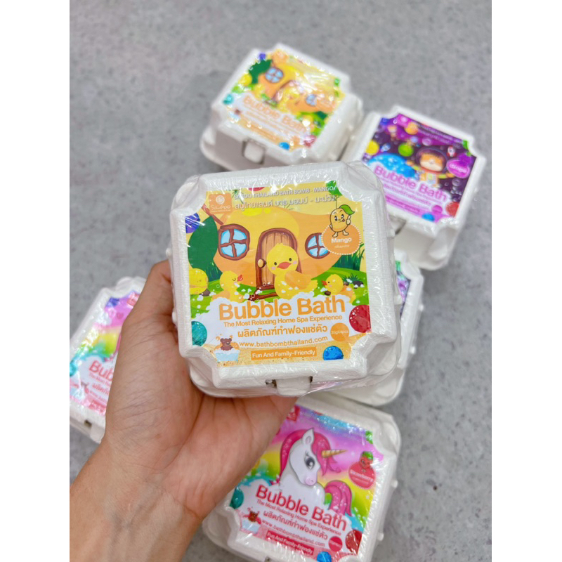 Viên Tắm Bồn Saboo Bubble Bath Hộp Trứng Thái
