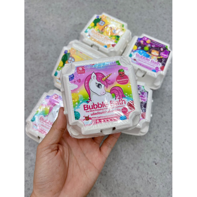 Viên Tắm Bồn Saboo Bubble Bath Hộp Trứng Thái
