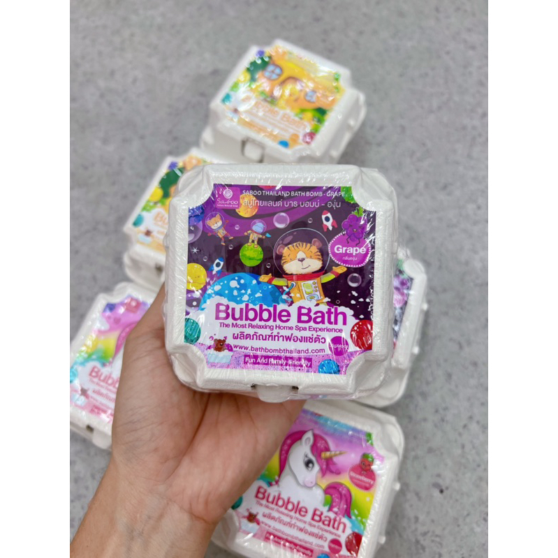 Viên Tắm Bồn Saboo Bubble Bath Hộp Trứng Thái