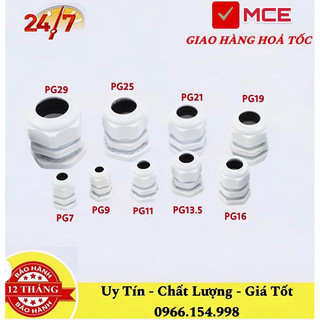 Ốc Siết Cáp PG7 PG9 PG11 PG13.5 , PG16, PG19, PG21, PG25, PG29 siết cáp dây điện chống nước bảo vệ dây điện
