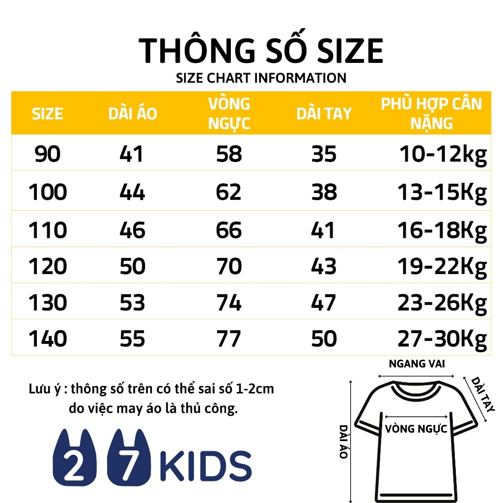 Áo thun dài tay bé gái 27Kids 27Home thu đông nữ 100% Cotton cho trẻ từ 2-10 tuổi GLTS1