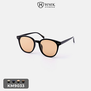 Kính Mát Thời Trang HMK Eyewear Dáng Tròn Chống Tia UV400, Bảo Vệ Mắt Toàn Diện, Hạn Chế Chói - KM9033