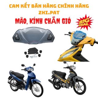 Kính Chắn Gió Zhipat Chính Hãng Gắn Wave/winer/Exciter/Vision/Sirius hàng xịn chuẩn