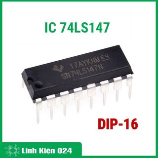 Linh kiện 74LS147 mã hóa ưu tiên 10 to 4 Priority Encoder chân cắm DIP16