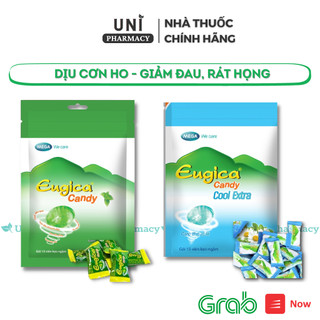 Kẹo ngậm eugica candy thảo dược giảm ho, rát họng