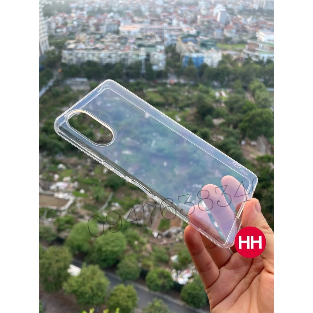 Ốp lưng dẻo Gor Sony Xperia 5 V ( Mark 5) trong suốt, khoét mắt bảo vệ camera