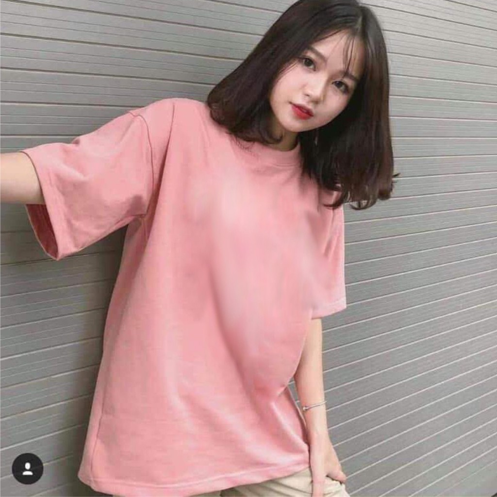 Áo thun trắng đen trơn ngắn tay dáng unisex nam nữ basic giá rẻ