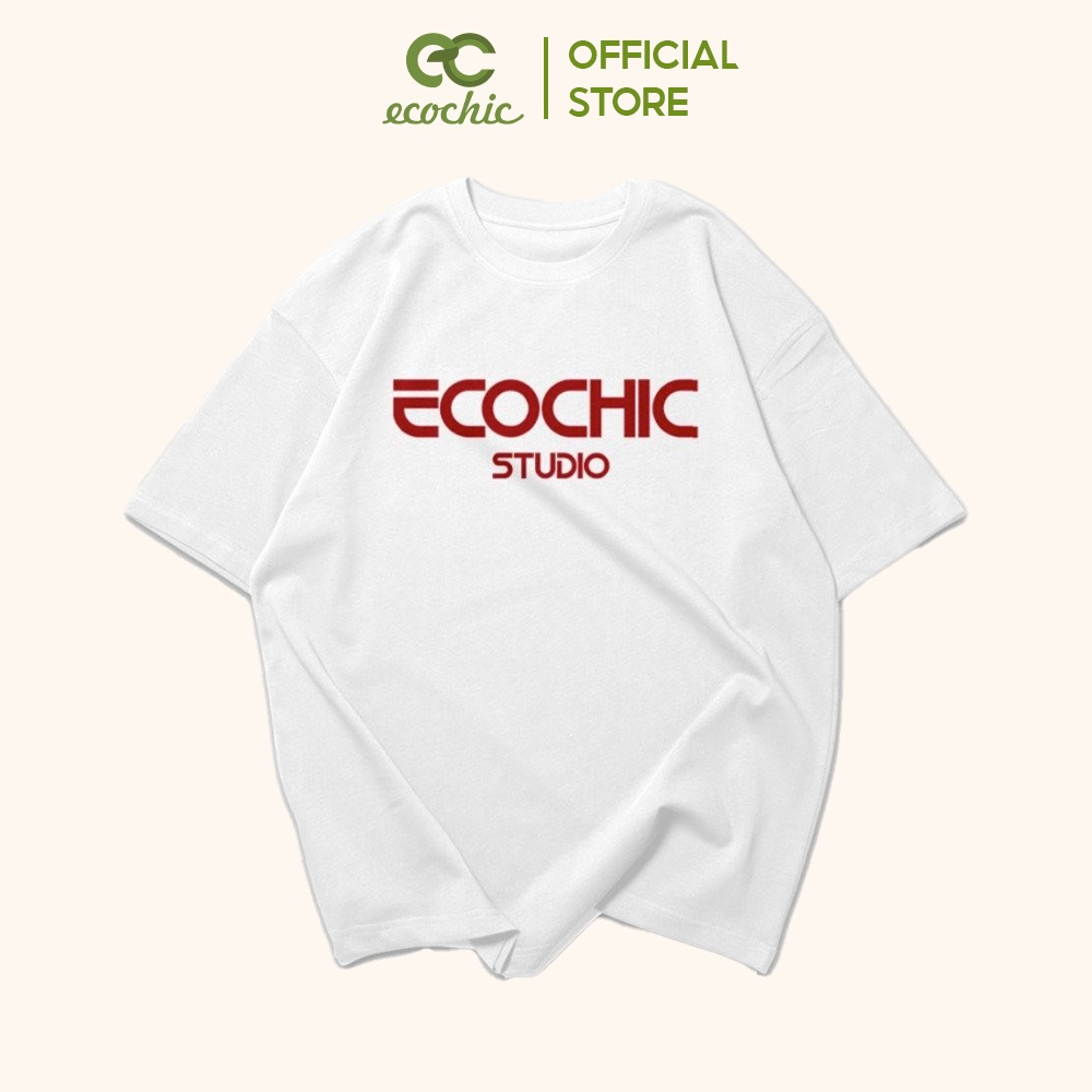 Áo Phông ECOCHIC Local Brand Unisex Nam Nữ Form Rộng Oversize 100% Cotton 250gsm F345