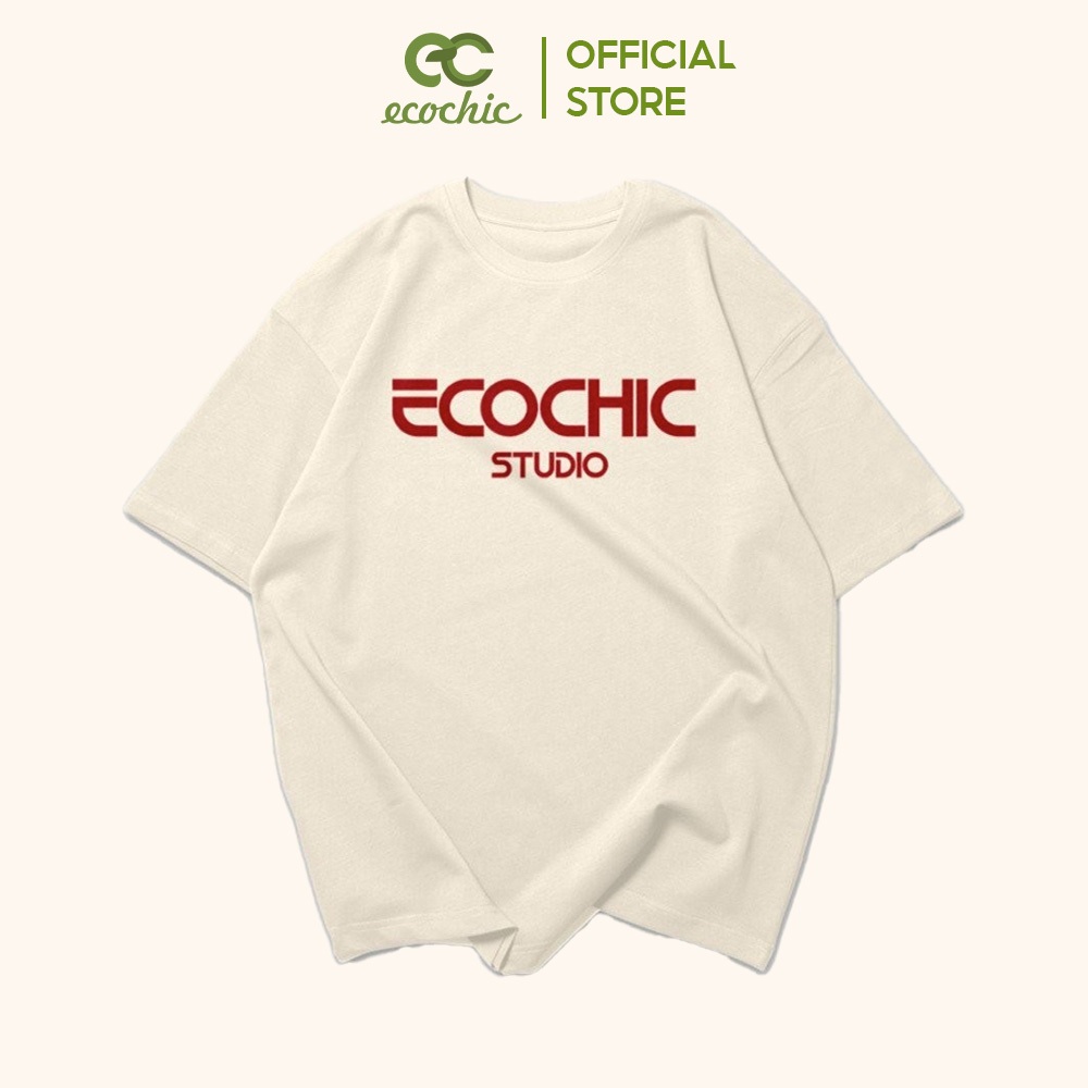 Áo Phông ECOCHIC Local Brand Unisex Nam Nữ Form Rộng Oversize 100% Cotton 250gsm F345