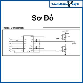IC chức năng IR2113 chân dán, chân cắm P14