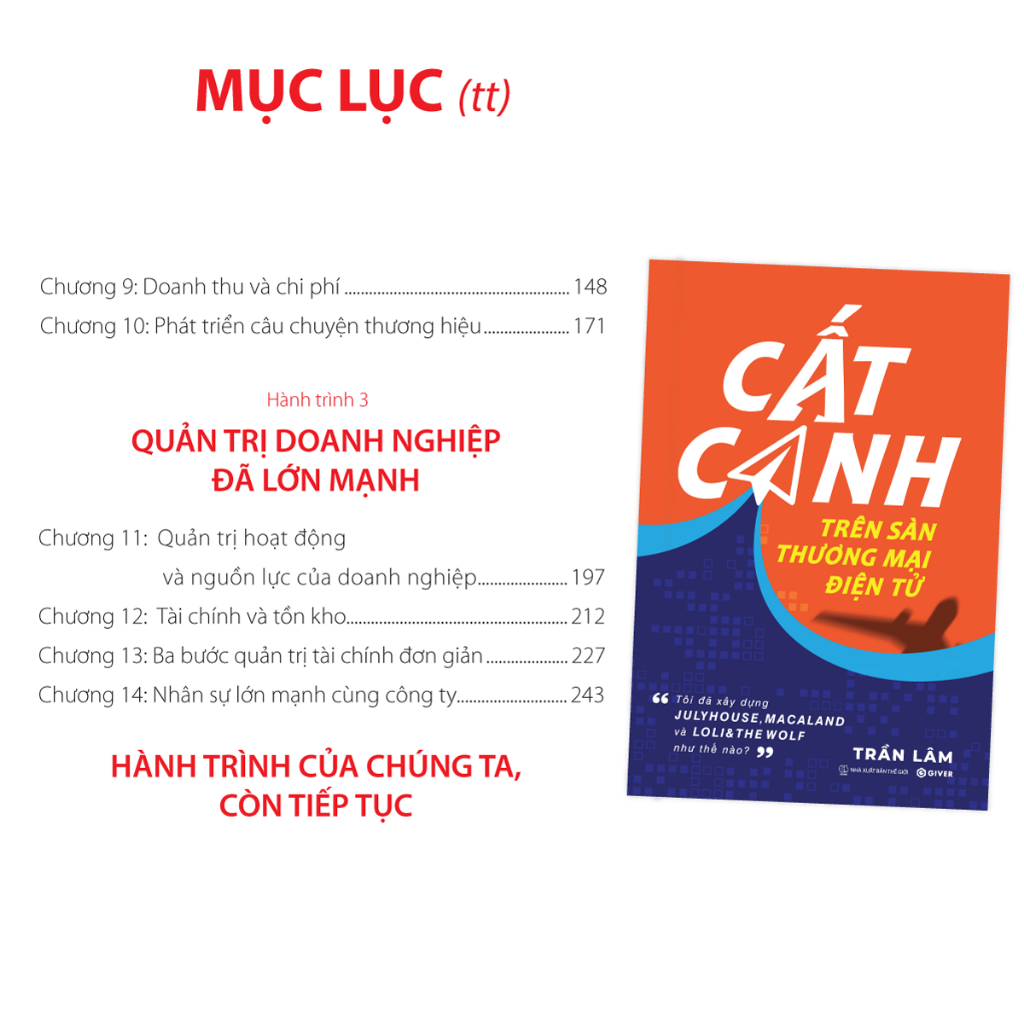 Sách - Cất Cánh Trên Sàn Thương Mại Điện Tử - Tôi đã xây dựng JulyHouse, Macaland và Loli & The Wolf như thế nào?