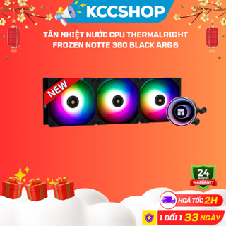 Bộ Tản Nhiệt Nước Siêu Hiệu Năng Thermalright Frozen Notte 360 Đen + Trắng ARGB Chính hãng bh 24th