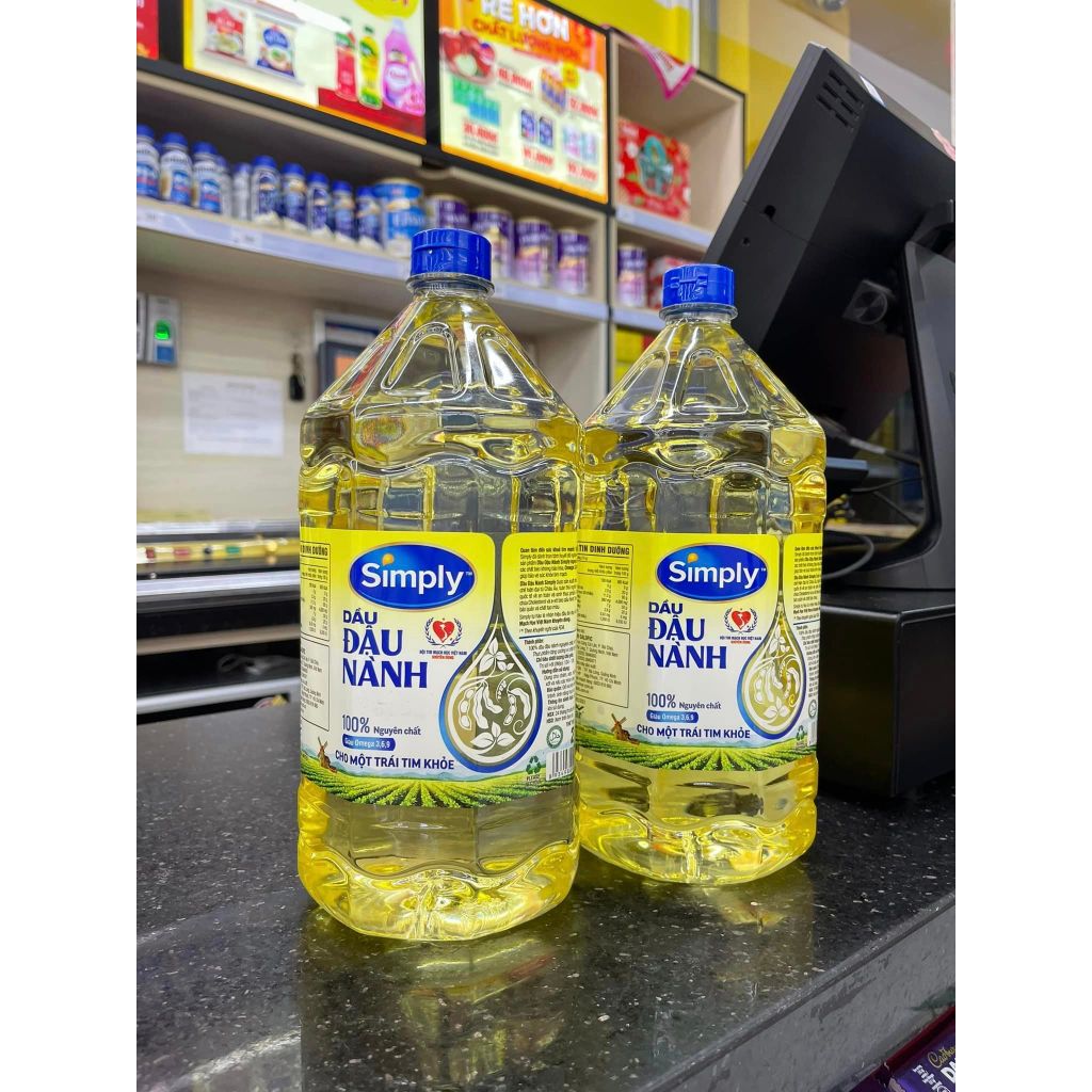 Dầu Ăn Dầu Đậu Nành Simply 1L / 2L.