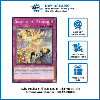Thẻ bài yugioh: dimensional barrier - sdaz-en039 - common 1st edition