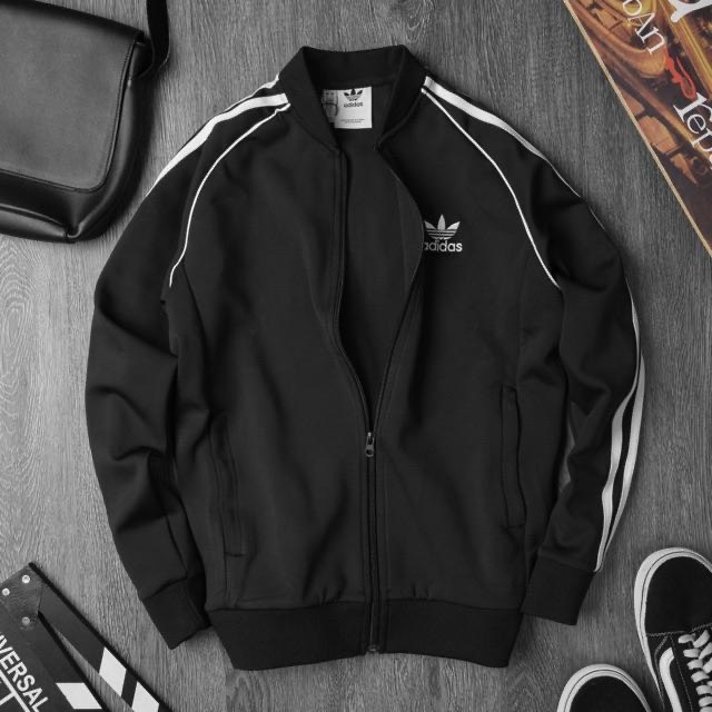 Áo Khoác Adidas Dày Dặn Chống Gió Chất Nỉ Co Giãn Tốt - Áo Bomber 3 Sọc Nam Nữ Thể Thao Giá Rẻ