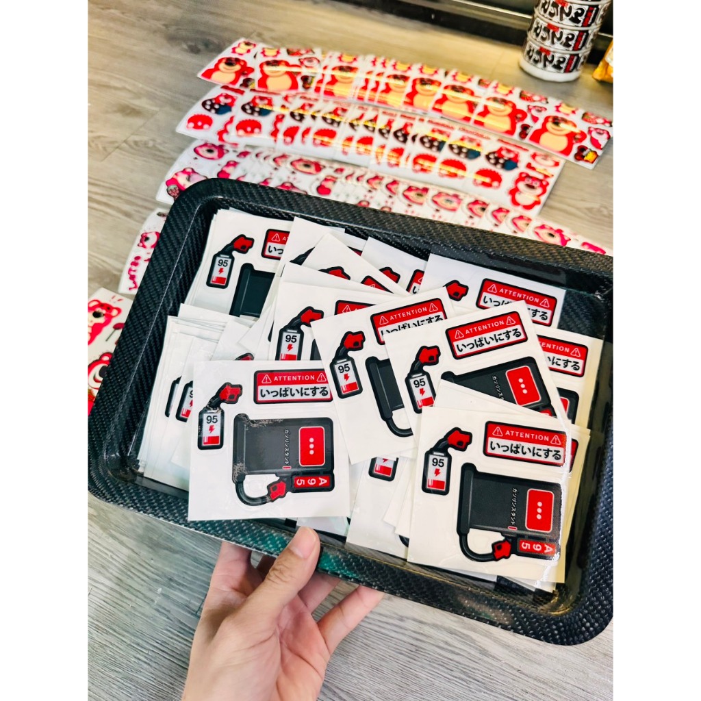 TEM STICKER DÁN TRANG TRÍ XE HOT