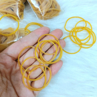 Thun Cột Tóc Cao Su Vàng Bịch nhỏ 13g