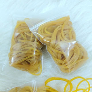 Thun Cột Tóc Cao Su Vàng Bịch nhỏ 13g