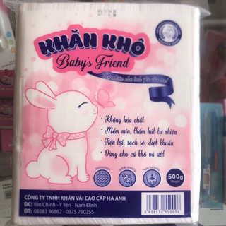COMBO Khăn khô đa năng, giấy khô đa năng cho bé Baby’s Friend, khăn vải khô đa năng cao cấp Hà Anh