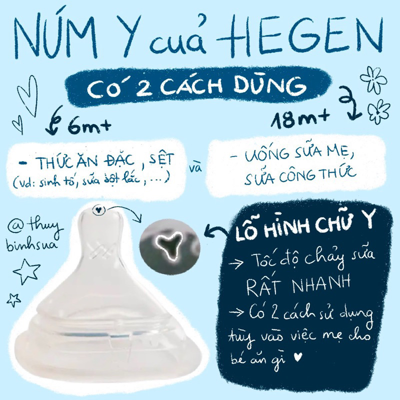 Núm ty Hegen chính hãng đủ size