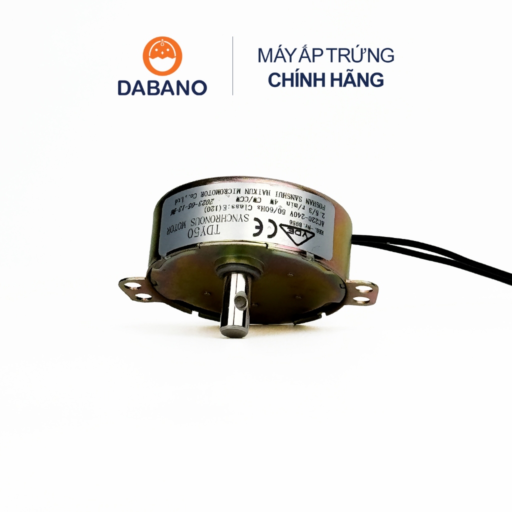 Mô tơ khay đảo trứng Ánh Dương K180 - Mô tơ quay chậm tốc độ 2,5 vòng/ phút, 220V, 4W