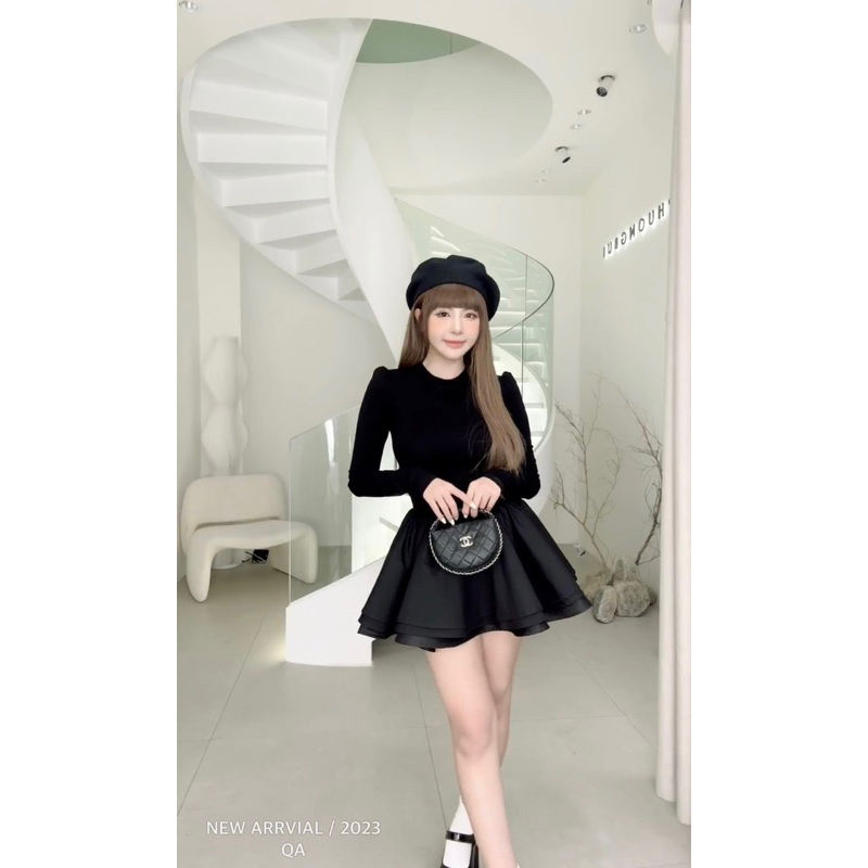 Váy cotton chân váy xoè bồng  MPB