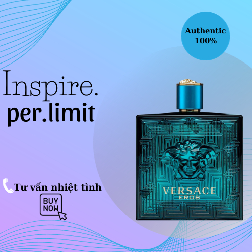 🍬Nước hoa Nam Versace Eros Man 5ml/10ml 𝐈𝐧𝐬𝐩𝐢𝐫𝐞.𝐩𝐞𝐫.𝐥𝐢𝐦𝐢𝐭
