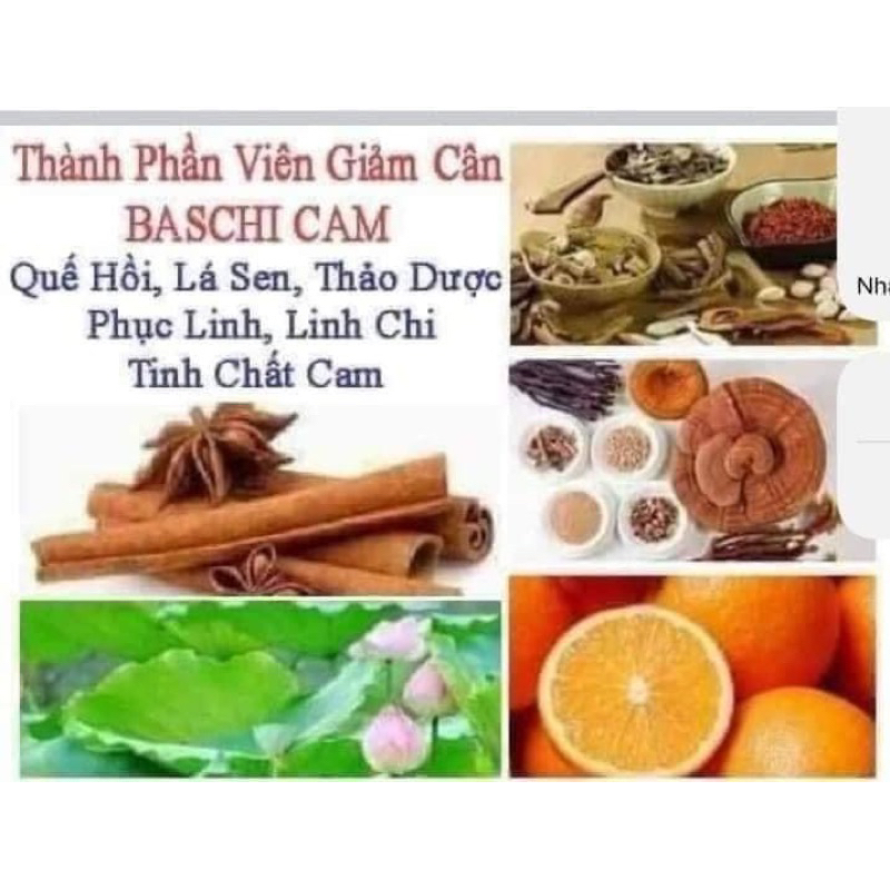Viên uống giảm cân ba chi thái Lan hộp giấy 30 viên