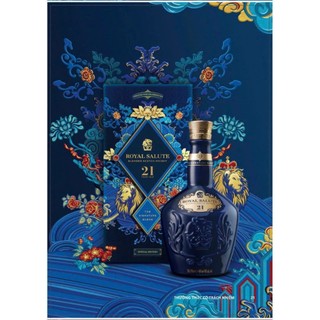 Rượu mạnh quà tết f23 chivas regal 21 700ml, 40% vol - rượu whisky scotland giftbox