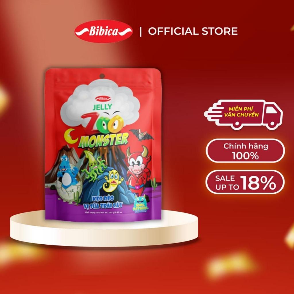 Kẹo Dẻo Zoo Monster Bibica 96g