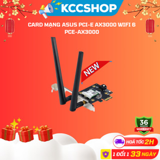  Card Wifi Asus PCI-E AX3000 WiFi 6 PCE-AX3000 TRAY- Chính Hãng Bảo Hành 36 Tháng 
