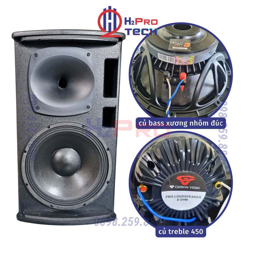 Đôi Loa Karaoke Bass 30 Vega MX12 2000W Từ 170 - Treble 450 , Loa Full 30 Vega Chất Âm Uy Lực -H2Pro Tech