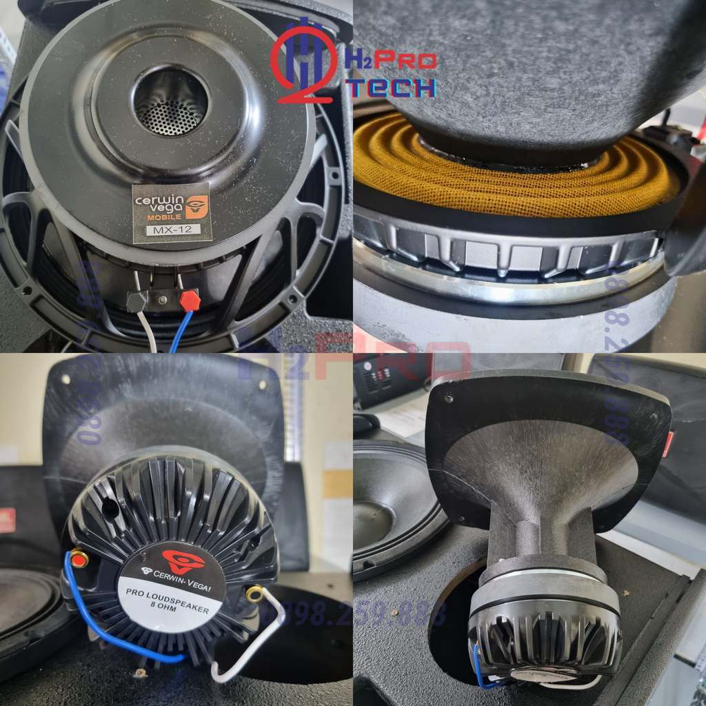 Đôi Loa Karaoke Bass 30 Vega MX12 2000W Từ 170 - Treble 450 , Loa Full 30 Vega Chất Âm Uy Lực -H2Pro Tech