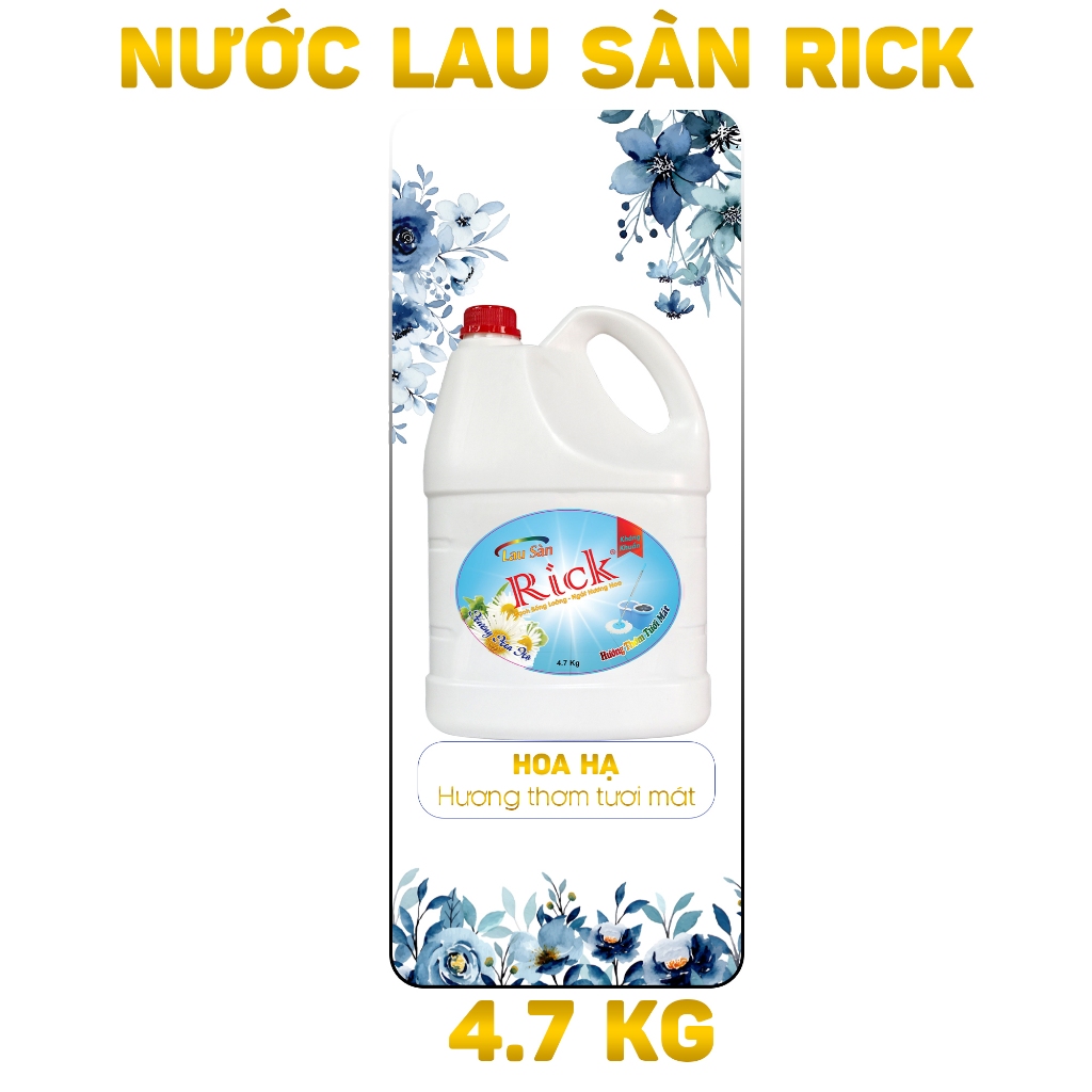 Nước Lau Sàn Rick Chai 4.7KG