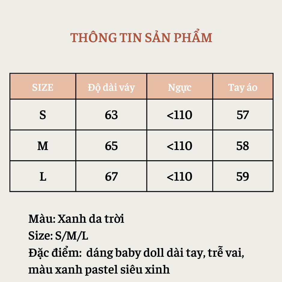 Váy babydoll trễ vai dài tay chun vai đầm tiểu thư trễ vai tay dài xanh da trời D007 thời trang thu đông Dolly Quin