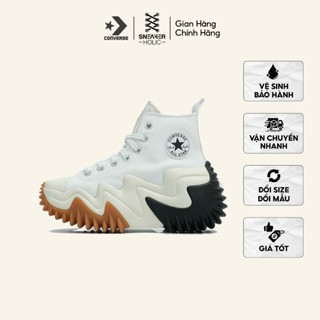 Giày Sneaker Nam Nữ CONVERSE Run Star Motion High White Gum - 171546C - Đế Độn Cổ Cao Trắng, Unisex, Chính Hãng Full Box