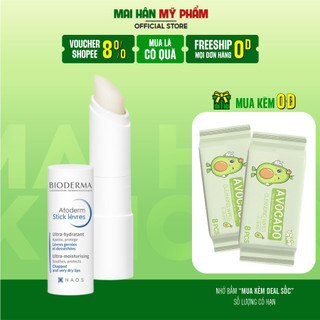 Son Dưỡng Môi Bioderma Atoderm Stick Levres 4g