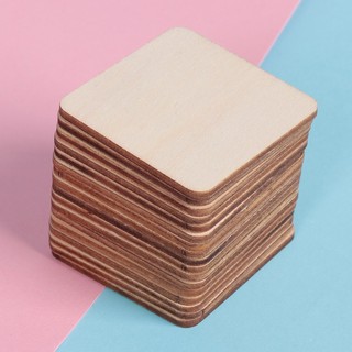 Miếng gỗ tròn phụ kiện chụp ảnh trang trí decor nhà cửa, đồ uống