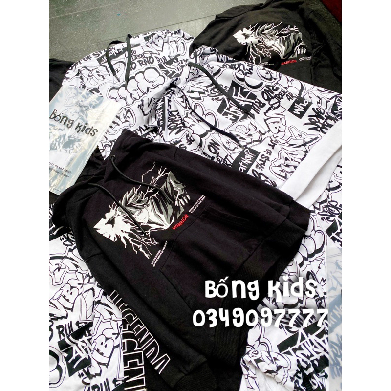 Áo Nỉ Hoodie Bé Trai In Hình GÊ