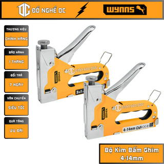 Kìm bấm ghim công nghiệp 3in1 , kìm bấm đinh ghim đa năng, ghim chữ u 4-14mm q033414 q031414 wynn's, thép chuyên dụng