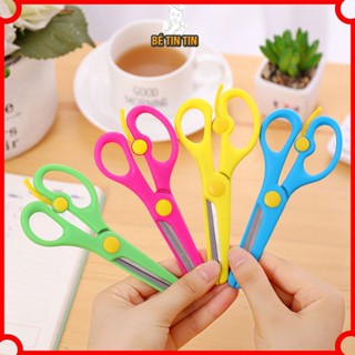 Kéo Cắt Giấy Trợ Lực Thủ Công, Kéo Cắt An Toàn Cho Bé Mới Tập Cắt