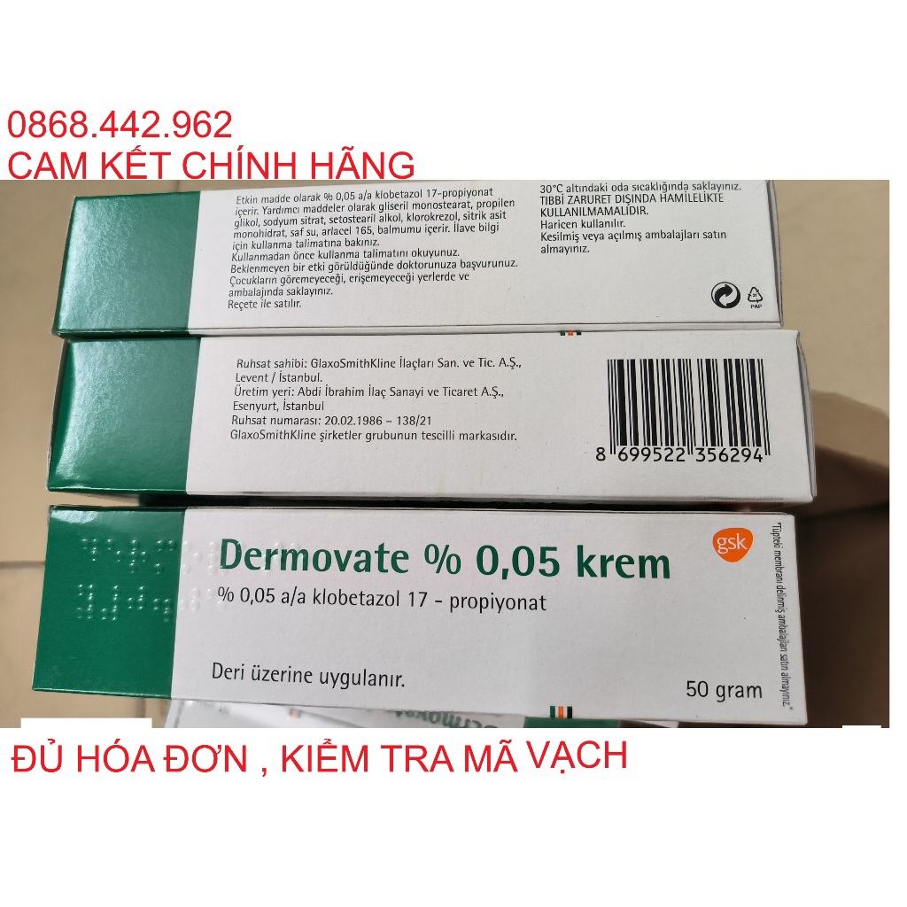 Kem Bôi Ngứa Vảy Nến DEMOVAT CREAM Thái Lan