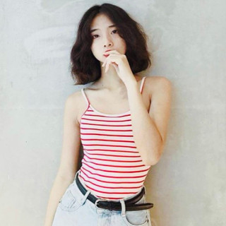 áo thun 2 dây kẻ sọc nữ , áo thun co giãn 4 chiều size 38kg - 52kg
