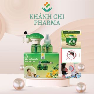 Hộp 1 đèn + 2 lọ tinh dầu đuổi muỗi Hàn Quốc. Tinh dầu thiên nhiên đuổi muỗi, côn trùng