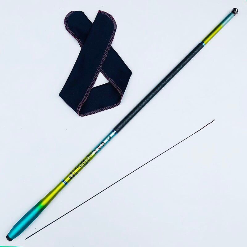 Cần câu tay carbon Kim Sơn độ cứng 3H siêu nhẹ, câu đơn câu đài